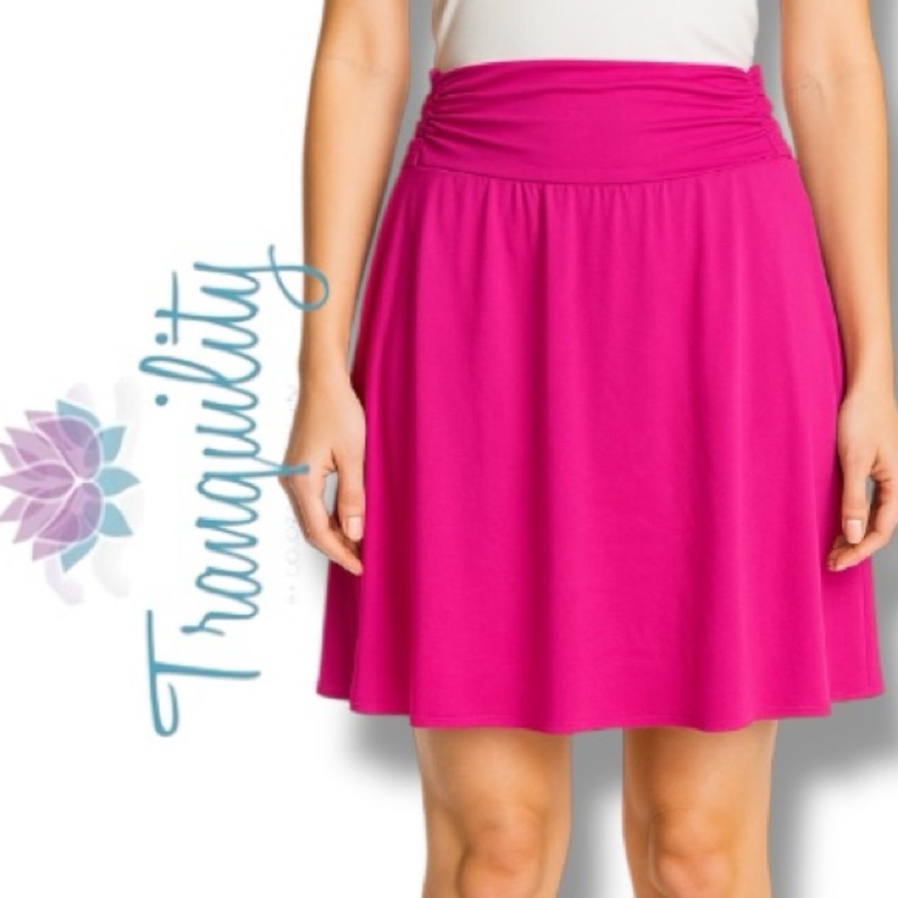 Pull On Skirt Fairy Pink Tranquility By Colorado Clothing Size Medium